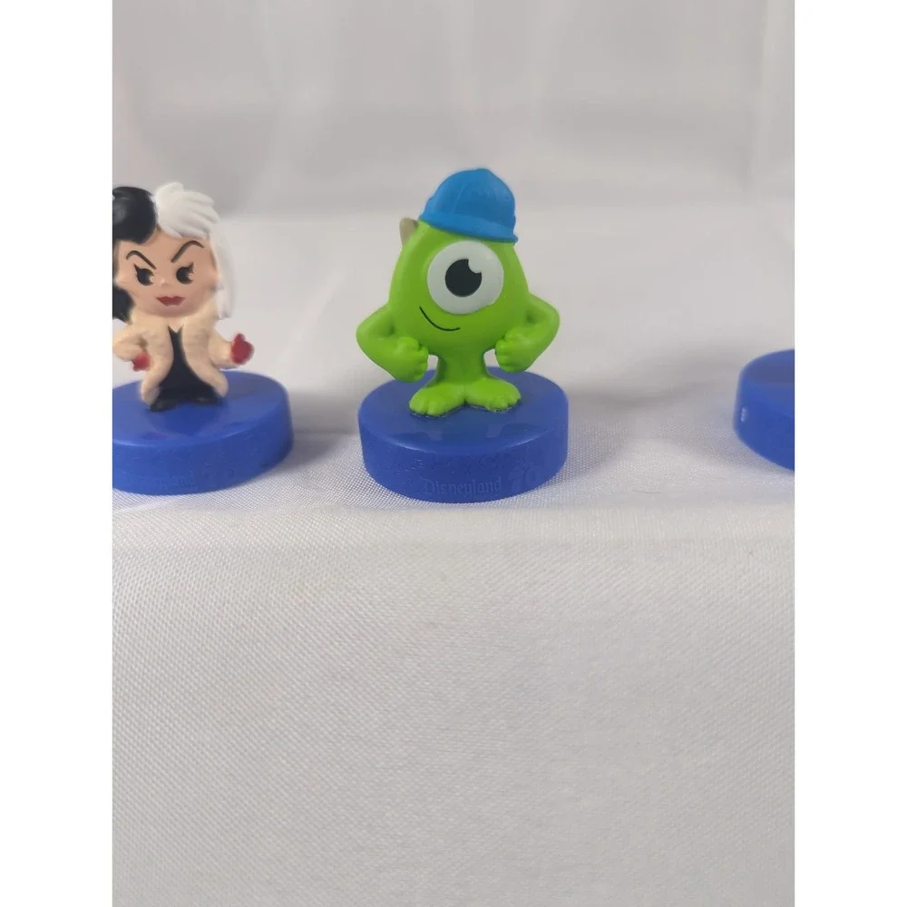 Lot of 4 Disneyland 70th Anniversary McDonalds Happy Meal Toys Figures